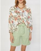 Chemise large Loumea kaki