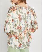 Chemise large Loumea kaki