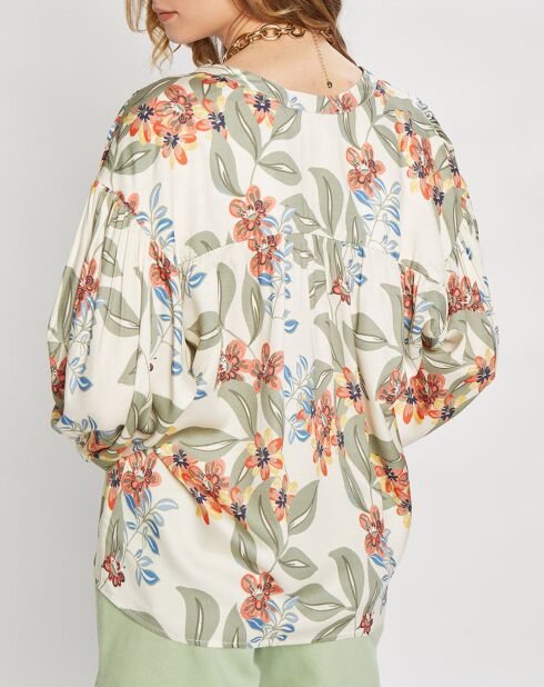 Chemise large Loumea kaki