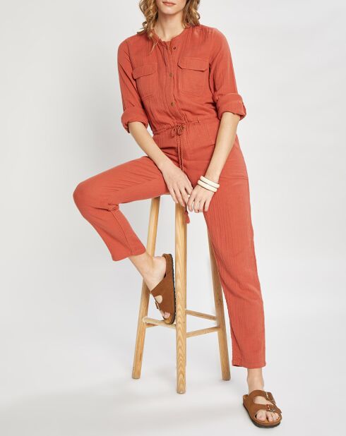 Combinaison Nathalie terracotta