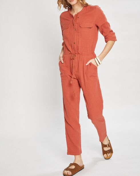 Combinaison Nathalie terracotta