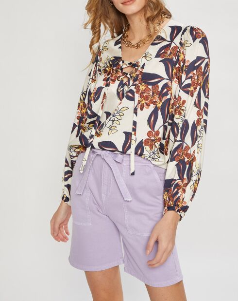 Túnica Loumea con cordones marinos