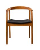 Chaise Albero noyer/noir - 50x70x53 cm