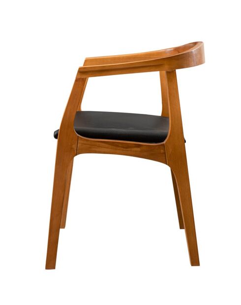 Silla Albero nogal/negro - 50x70x53 cm