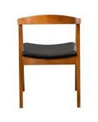 Chaise Albero noyer/noir - 50x70x53 cm