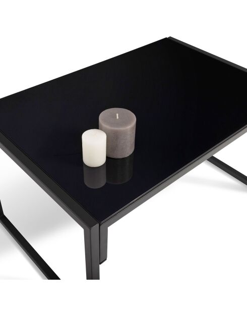 Tropea 6-zits stalen hoektuinmeubilair met grijze kussens