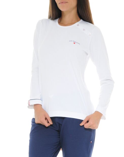 Haut manches longues Forezienne blanc