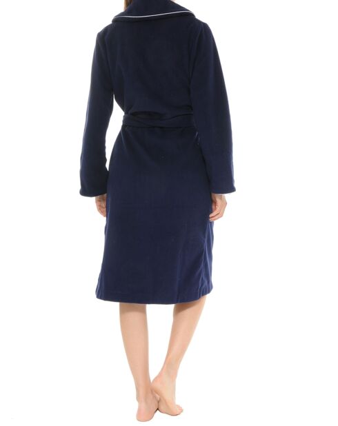 Robe de chambre longue Costelloise bleu marine