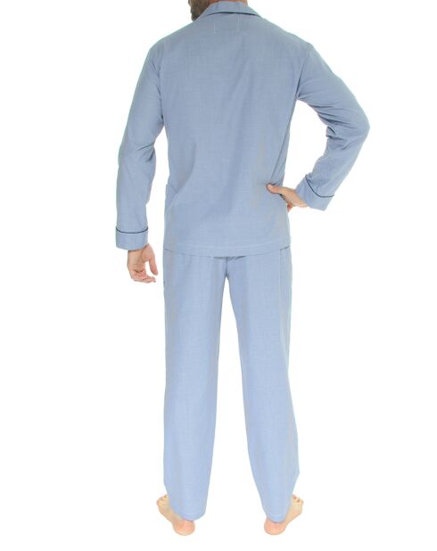 Pyjama Tailleur Precieux bleu marine