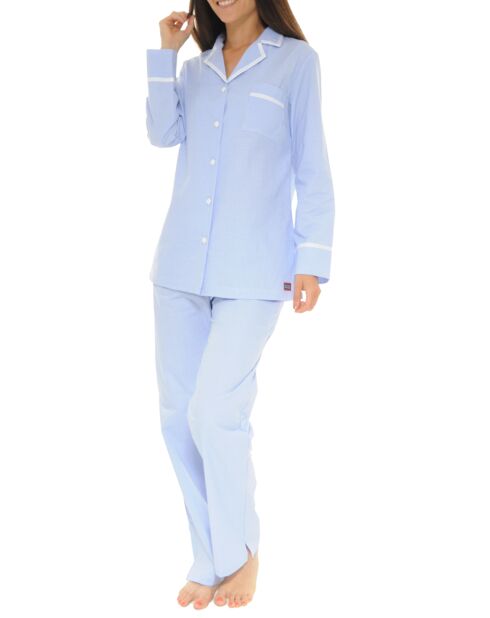 Pyjama Stephanoise bleu ciel