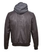 Veste en Cuir Tristan marron