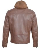 Veste en Cuir Joe cognac