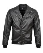 Armand schwarze Lederjacke
