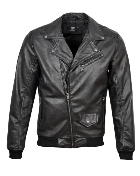 Armand schwarze Lederjacke