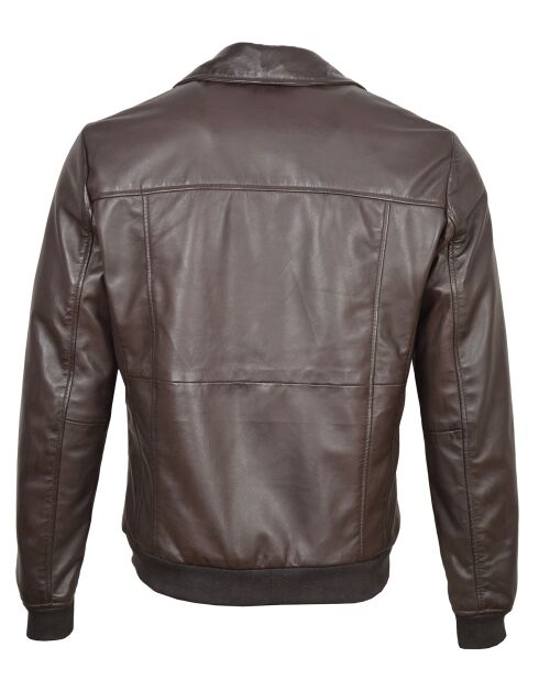 Armand braune Lederjacke