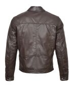Braune Lederjacke William