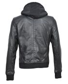 Veste en Cuir Lola noire