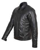 Veste en Cuir William noire