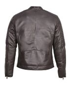 Veste en Cuir Lewis marron