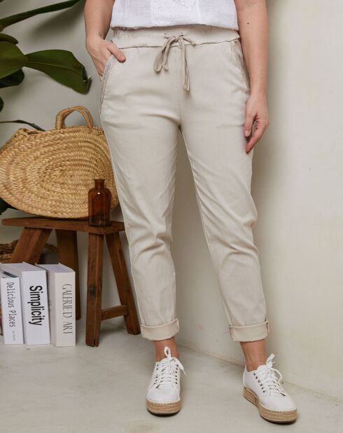 Pantalon Janaelle beige
