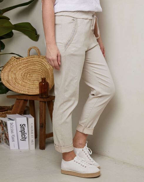 Pantalon Janaelle beige