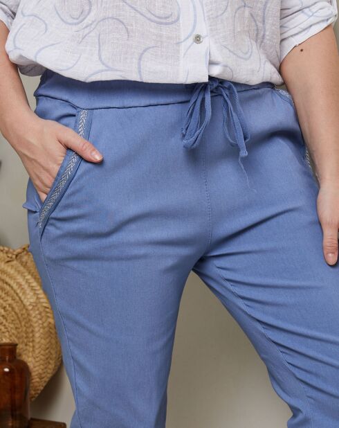 Pantalon Janaelle indigo