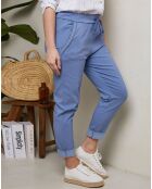Pantalon Janaelle indigo