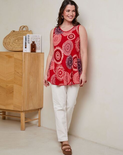 Top Felicie rouge