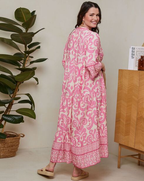 Robe Margaux rose