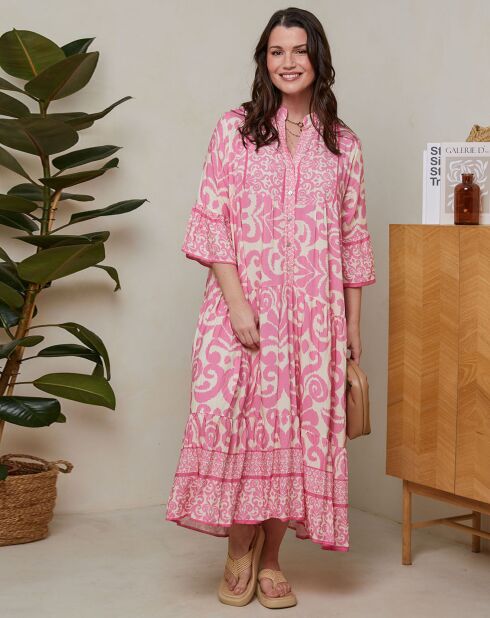 Robe Margaux rose