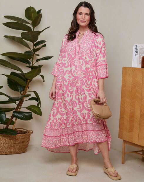 Robe Margaux rose