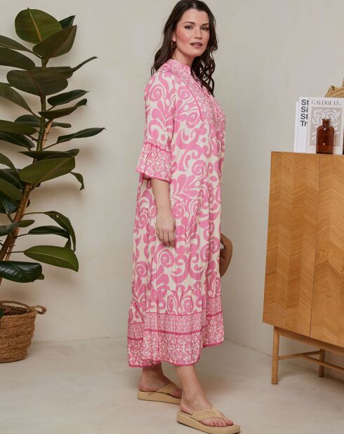 Robe Margaux rose