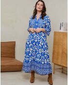 Robe Margaux royal
