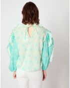 Blouse Marguerite bleue