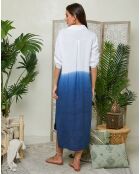 Robe 100% Lin Victoire marine