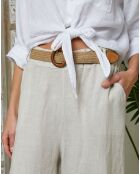 Pantalon 100% Lin Lola beige