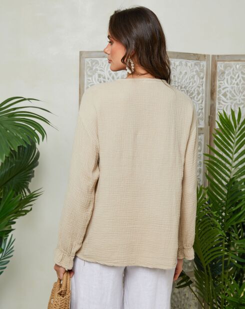 Tunica beige Lucie