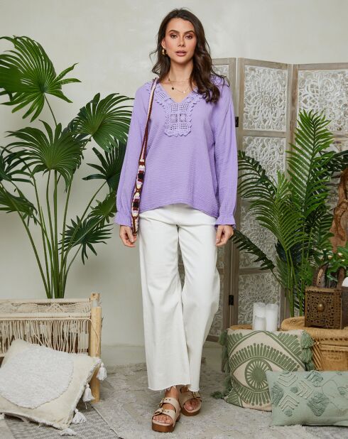 Tunique Lucie violette