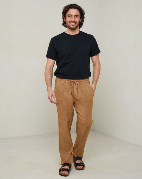 Pantalon Elio camel