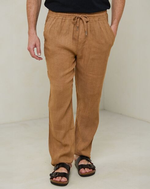 Pantalon Elio camel