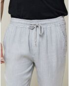 Pantalon Elio gris clair