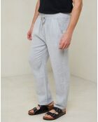 Pantalon Elio gris clair