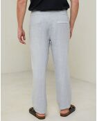 Pantalon Elio gris clair