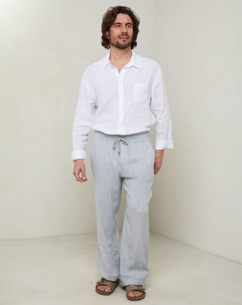 Lichtgrijze broek Tristan