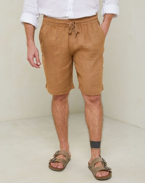 Pantalones cortos Victor camel