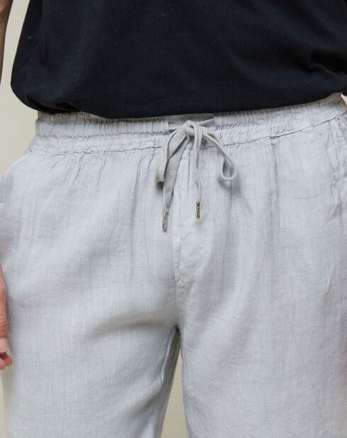 Lichtgrijze korte broek Victor