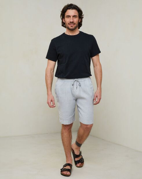 Lichtgrijze korte broek Victor