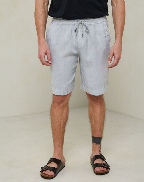 Lichtgrijze korte broek Victor