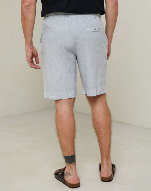 Lichtgrijze korte broek Victor