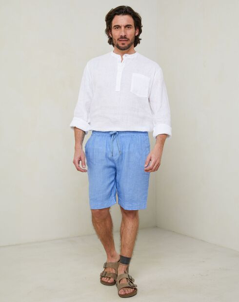 Short Victor indigo